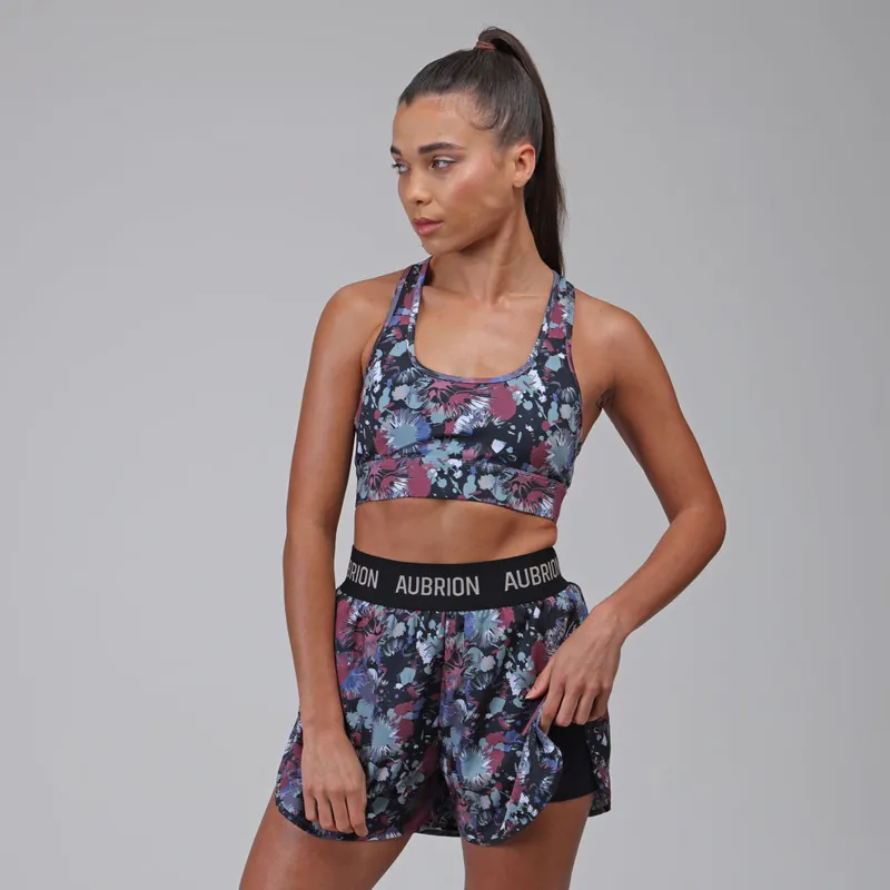 Aubrion React Shorts in Abstract-2